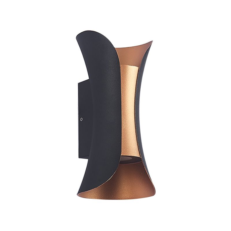 Geometrieform Wandleuchten moderner Metallmontagemontage -Leuchten mit Metall 2 Licht Wandmontage