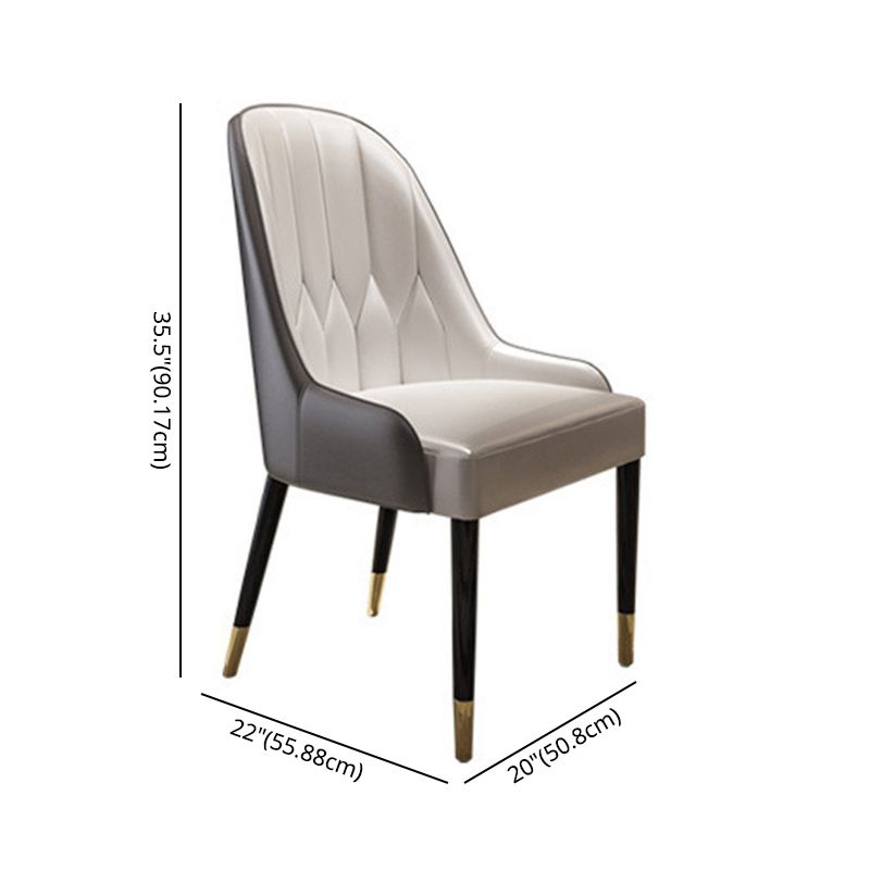 Juego de comedor rectángulo de piedra sinterizado moderno juego de comidas blancas estándar con 4 patas base