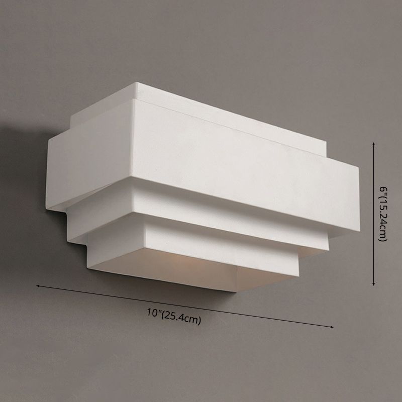 Luces de pared de 2 luces blancas de 2 luces de estilo moderno