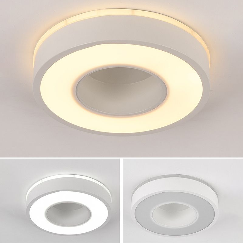 2" Height Hollow Design LED Ceiling Light Modern Style Flush Mount Lighting Fixture for Office Business Room