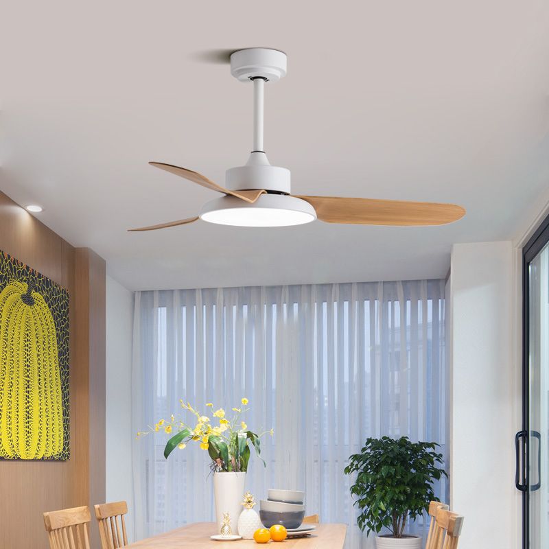 Unique Shape Ceiling Fan Light Kids Style Metal Single Light Ceiling Fan Lamp