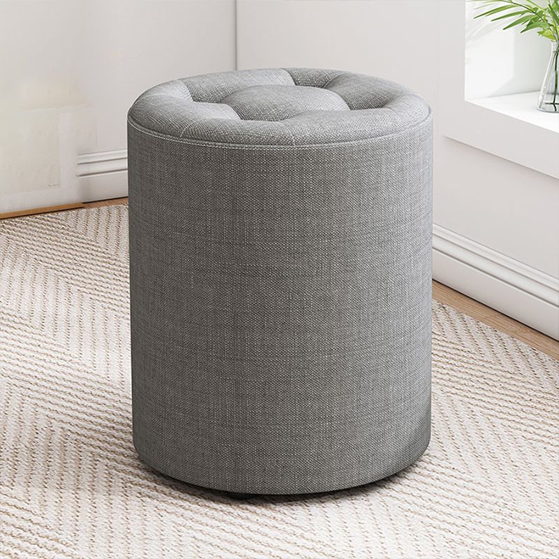 Modern Round Standard Grey Tear Resistant Standard for Drawing Room