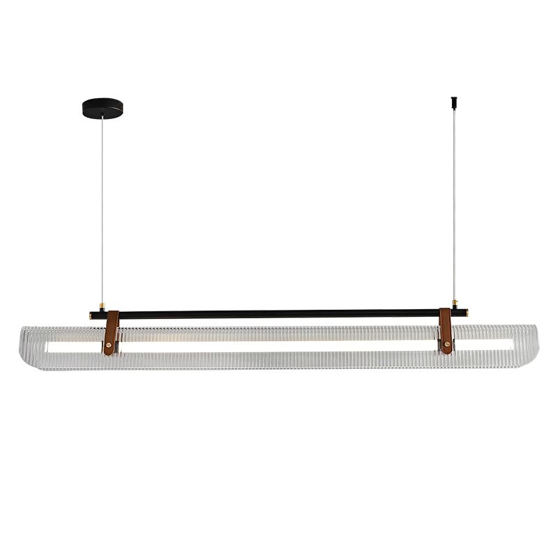LED Island Lamp Modern Style Island Hanging Lamp with Acrylic Shade for Dining Room