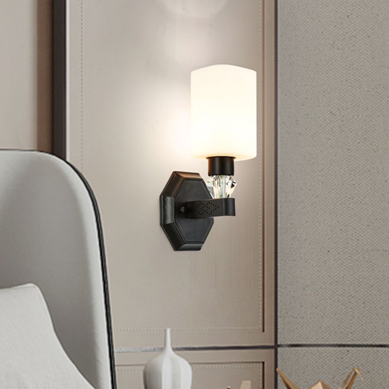 Cylinderical Wall Sconce Nordic Minimalist Style Iron Sconce Wall Light