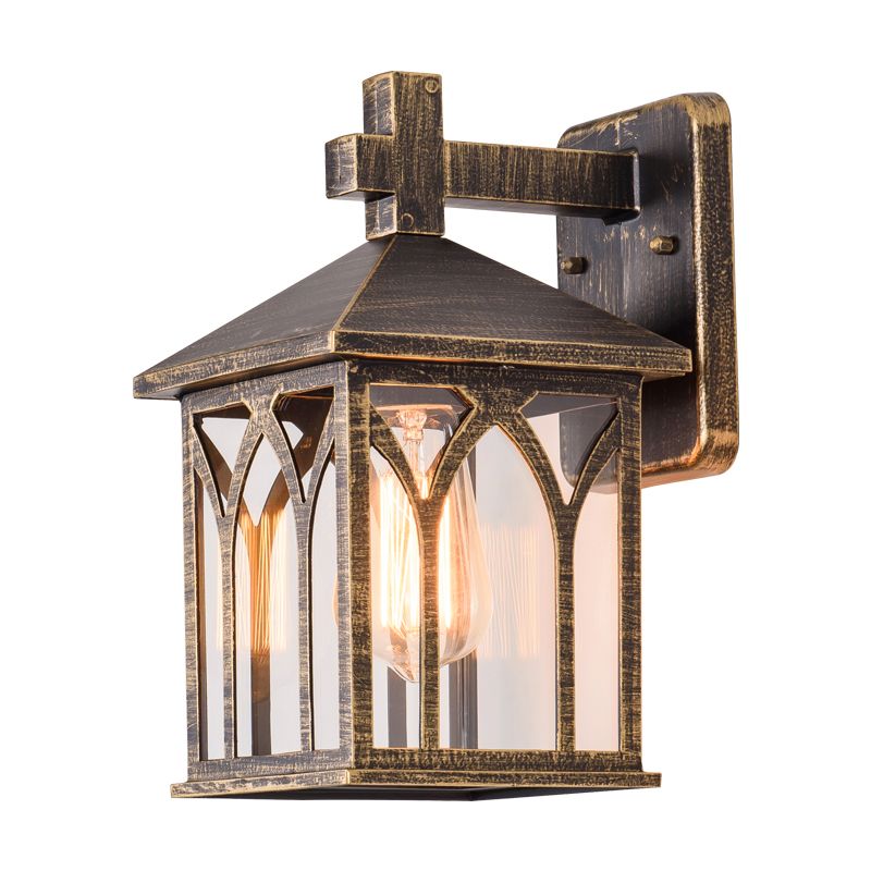 Aluminum Alloy Wall Lamp Sconce Industrial Outdoor Squared Sconce Light Fixture