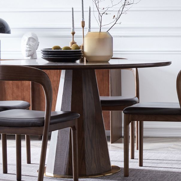 Moderner Stil Runde Esstisch Kiefer Massivholz Tisch für Esszimmer