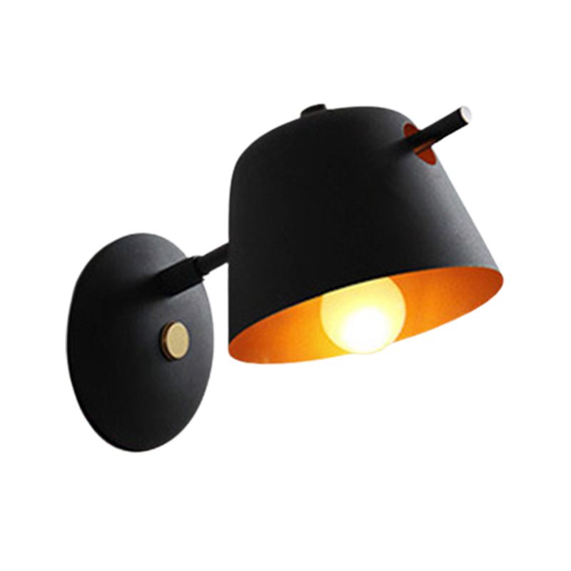 Modern Style Empire Shape Wall Light Metal 1 Light Sconces for Bedroom