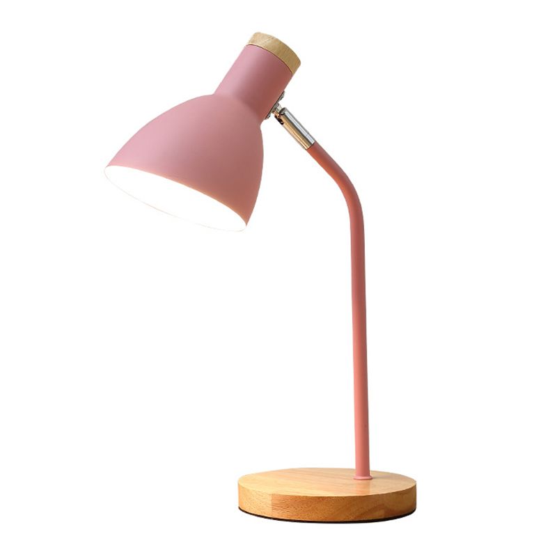 Dome Shape Table Lamp Macaron Simplicity Style Metal Bedroom Table Light for Bedroom