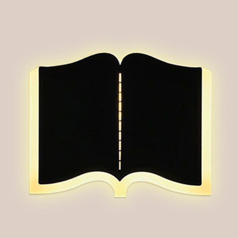 Buch Schatten Metall Wandleuchten moderner Stil 1 Leichtem Wandmontage Beleuchtung
