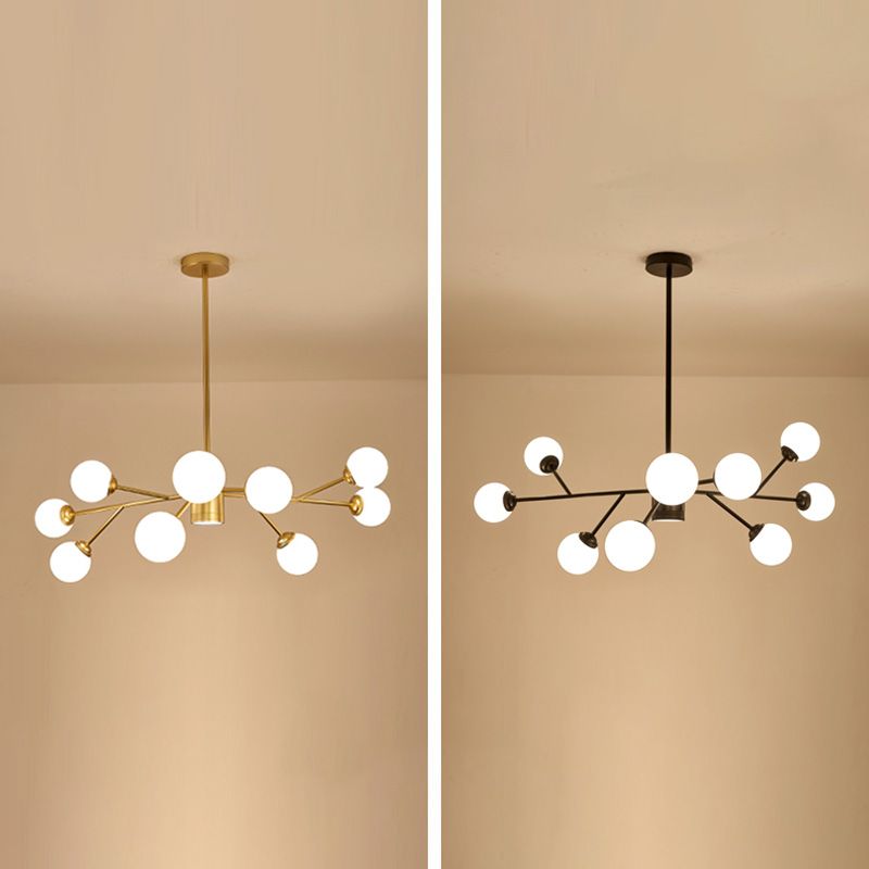 Ramo di lampadario minimalista luci a soffitto appeso per la camera da letto del soggiorno