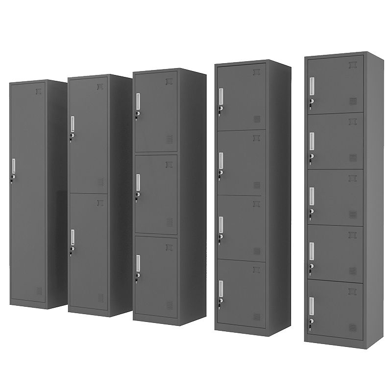 Industrial Steel Wardrobe Closet Hinged Storage Cabinet with Lock