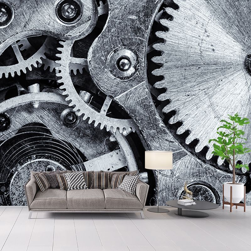 Beautiful Photography Mural Wallpaper Metal Gear Indoor Wall Mural