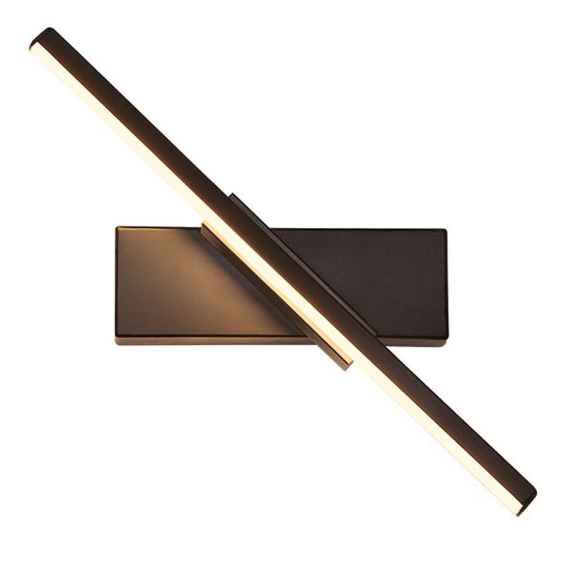 Einstellbare Metall Linear Wandleuchter 1 Licht moderne Wandmontageleuchte