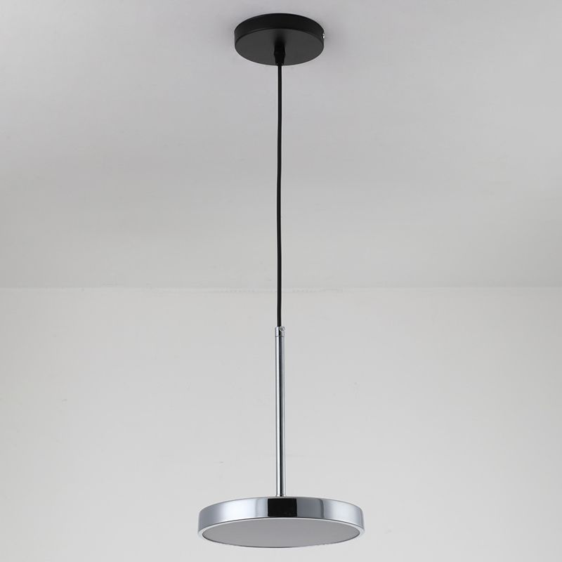 Nordic Simple Hanging Ceiling Light Circular Metal LED Hanging Light Fixtures for Restaurant