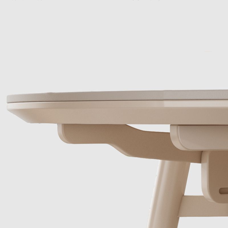 Modern 1/4/5/7 Pieces Dining Chairs Set Stone Round Furniture in White