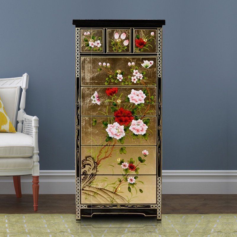 American Traditional Storage Chest Dresser Solid Wood Storage Chest