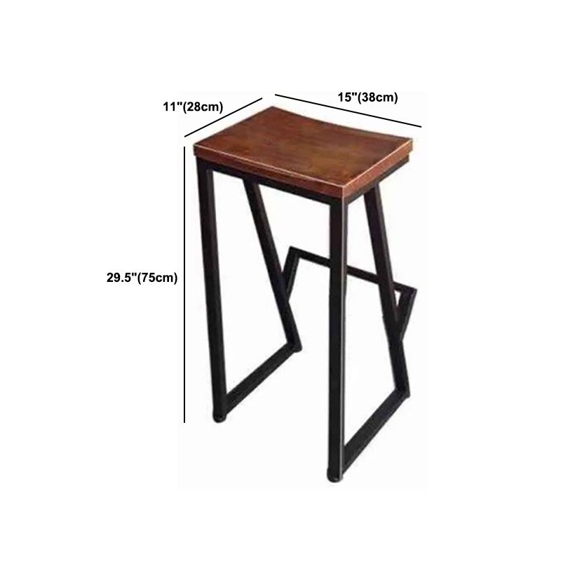 Modern 1/3 Pieces Bar Table Set Rectangle Pine Wood Counter Table with Stools for Balcony