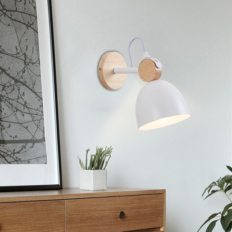 MOLTO MOLTO DOMA DOME SCONCE SOGGIORO ANGOLO REGOLABILE 1 Luce da parete in stile Nordico