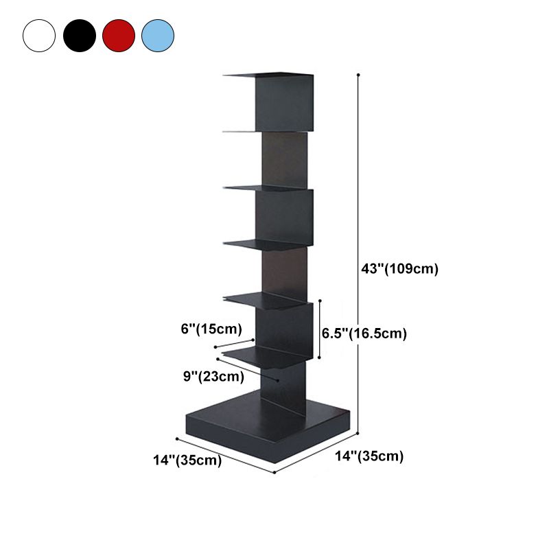 13.78"W Bookshelf Contemporary Style Invisible Bookcase for Office Study Room