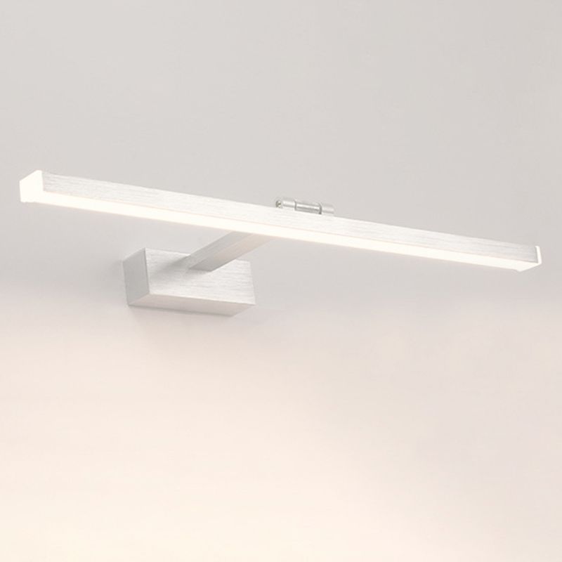 Acrylic Elongated Wall Light Fixture Simplicity LED Sconce Light Fixture for Bathroom