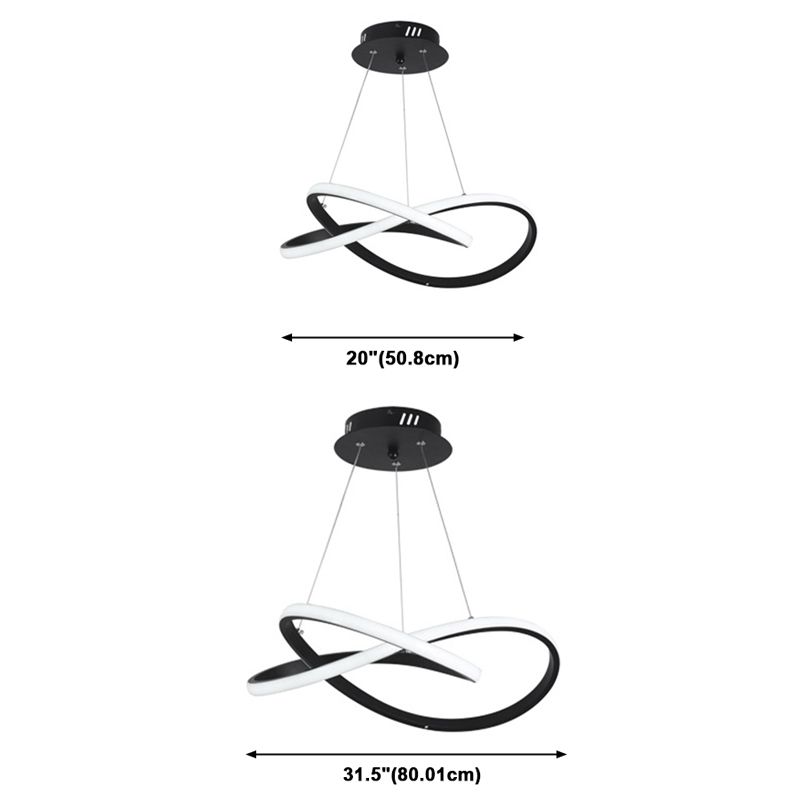 Apparecchi a sospensione moderna a sospensione moderna a sospensione moderna a 1 leggera.