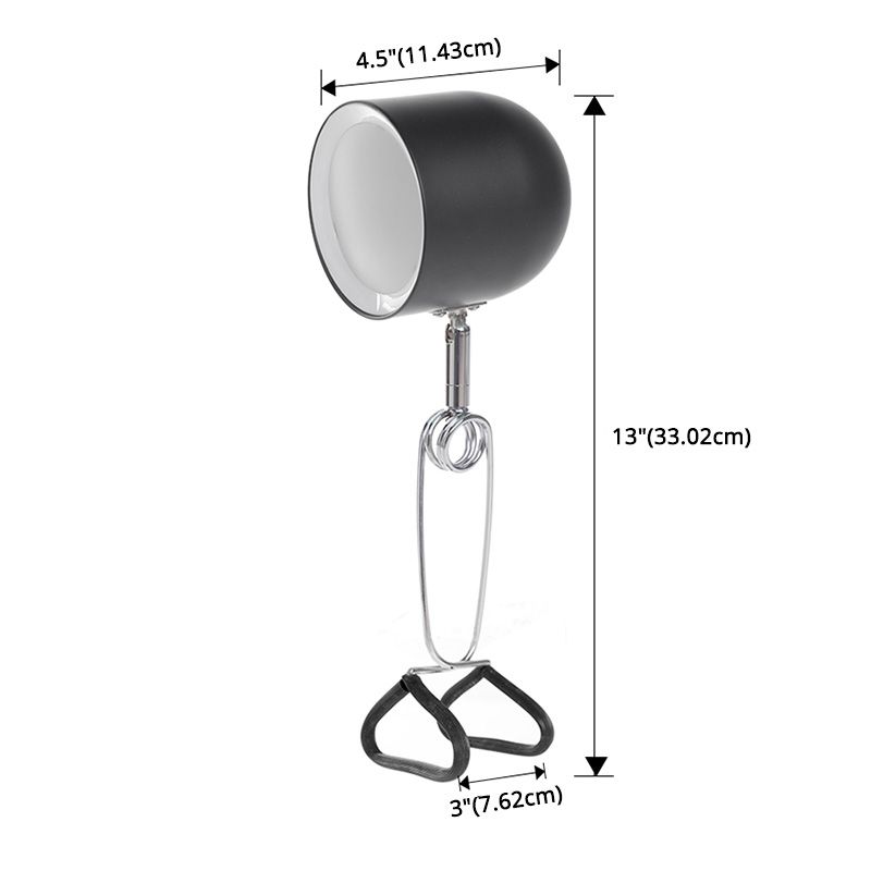 Luz de mesa LED de dormitorio de metal de lámpara de timbre de estilo macarrón