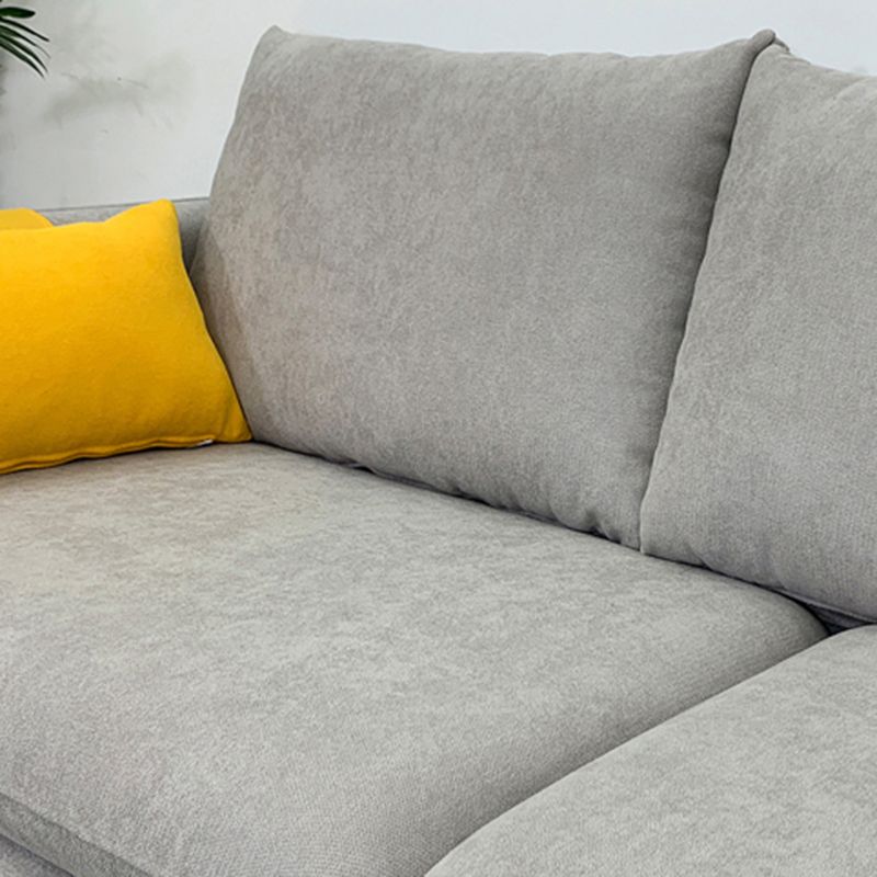 Linen Modern  Sofa 30"W Square Arm Sofa for Living Room with Storage