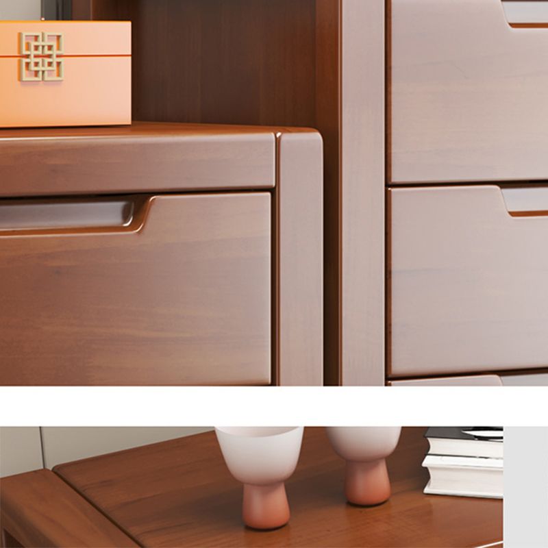 Contemporary Solid Wood Storage Chest Bedroom Chest with Drawers