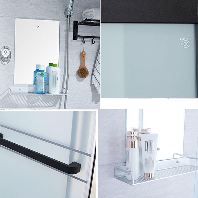 Framed Corner Shower Enclosure Single Sliding Shower Enclosure