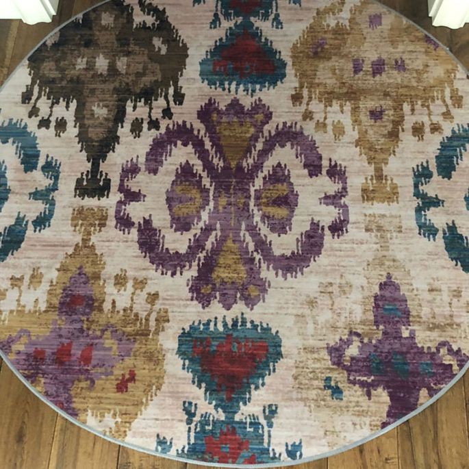 Tapos multicolore rond