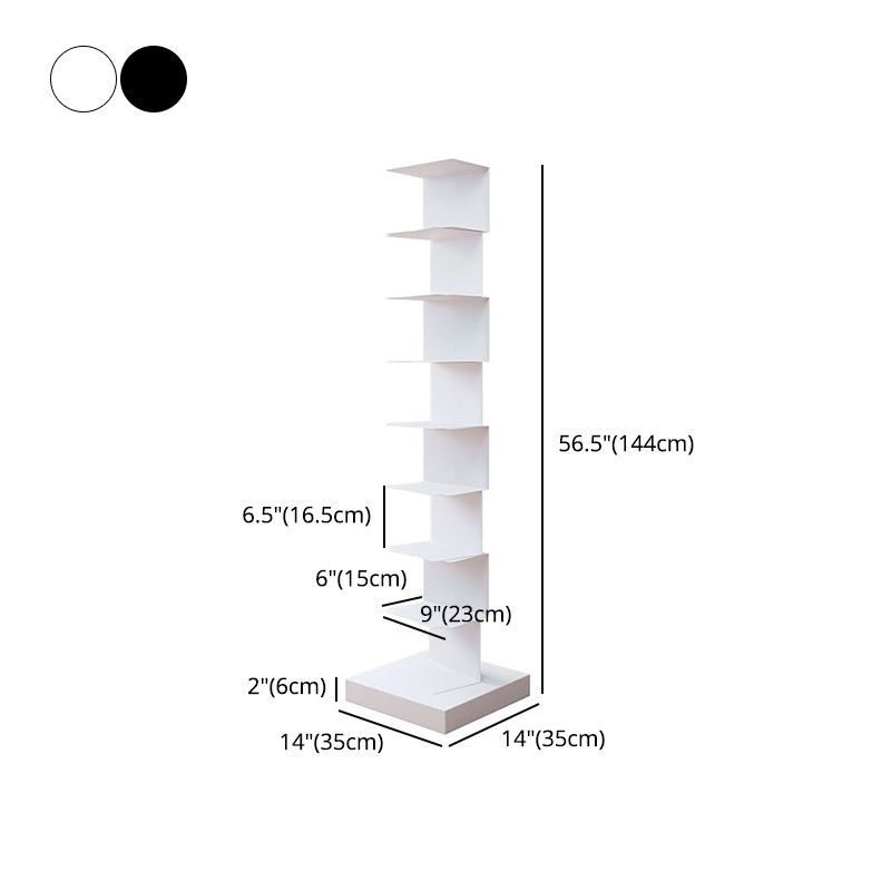 Libreria in stile contemporaneo invisibile per sala da studio e ufficio