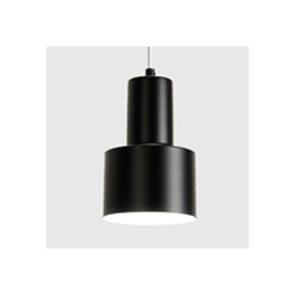 Cilindro de luz colgante de Macaron Loft Cilindro 1 Cabezal Costeo metálico de la sala de reuniones para la sala de reuniones