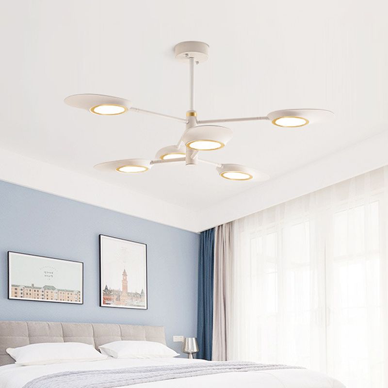 Lámpara de lámpara de ráfaga radiante luz colgante de estilo posmoderno