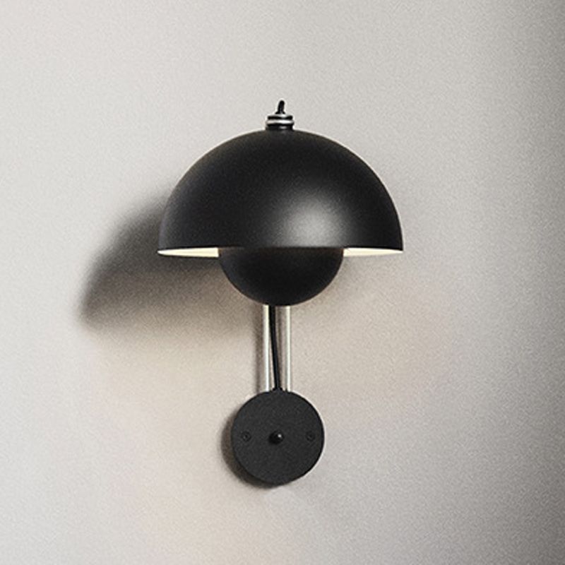 Metal Dome Wall Light Sconces Minimalism 1 Light Wall Mounted Lamp