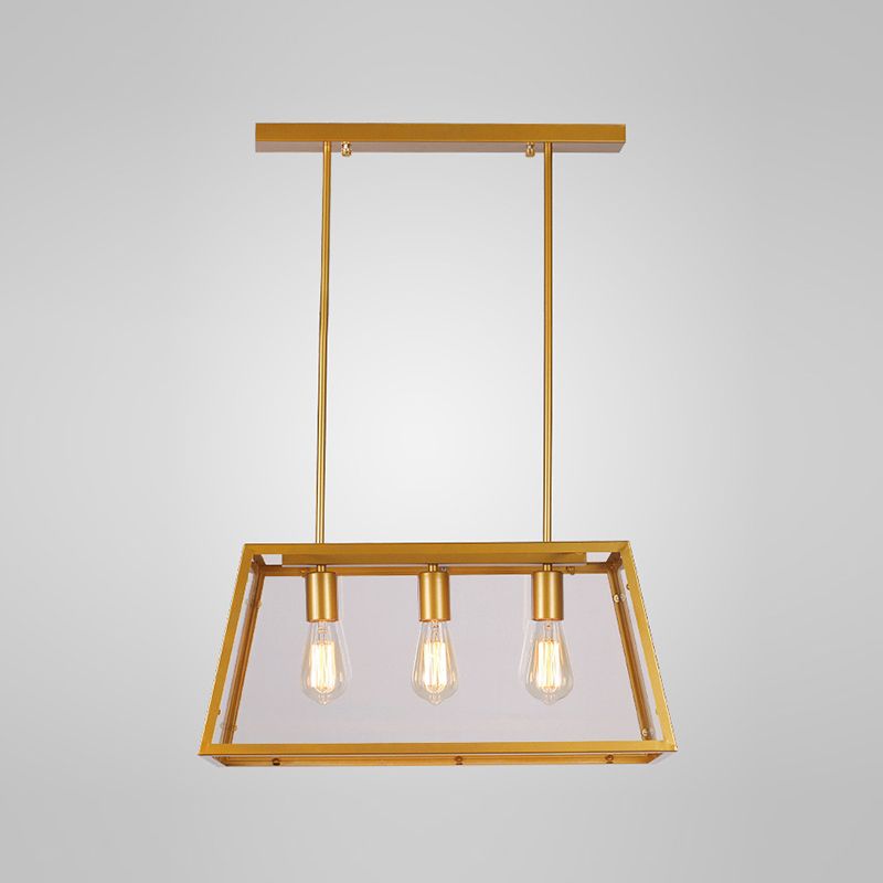 Industrial Island Light Simple Metal Pendant Lighting Fixture for Dining Room