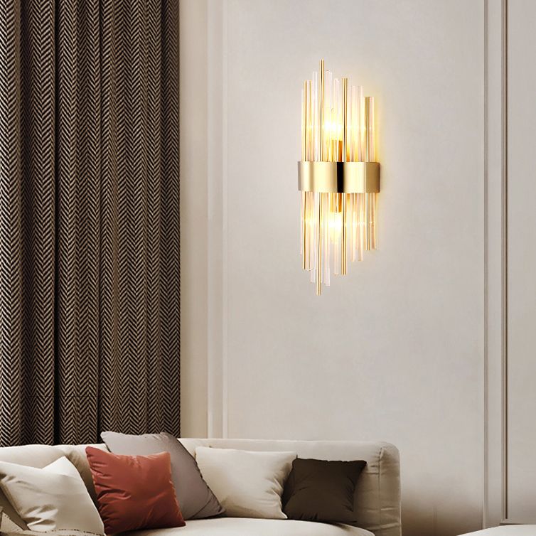 2 luci Montaggio a parete Light Aibture Postmodern Crystal Wall Sconce Light per interno