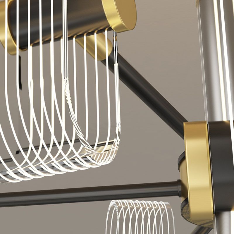 1/2 Tier LED Ceiling Pendant Light Modern Chandelier Lighting Fixtures