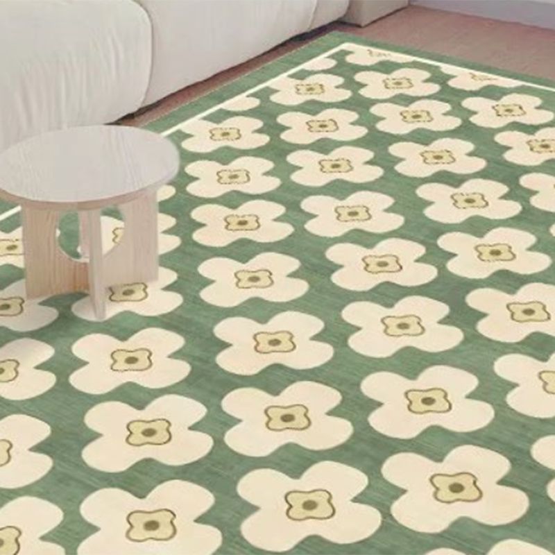 Modern Nordic Rug Polyester Geometry Area Rug Stain Resistant Rug for Living Room