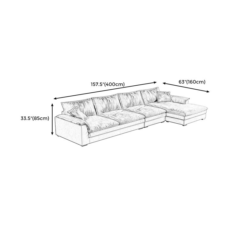 Black Faux Leather Pillow Top Arm Sofa/Sectionals with Stain-Resistant