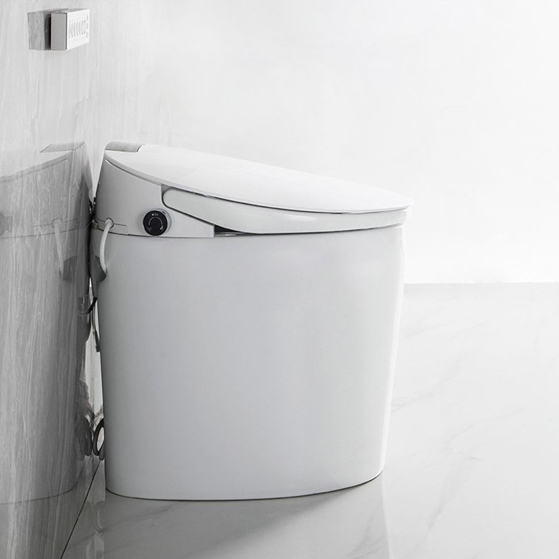 Modern Floor Mount Toilet Bowl Siphon Ceramic Toilet with Seat for Bathroom