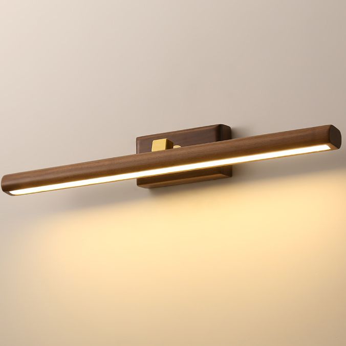 Stile minimalista Vanity Light Bar Walnut LED Vanity Mirror Lights per tavolo da toeletta
