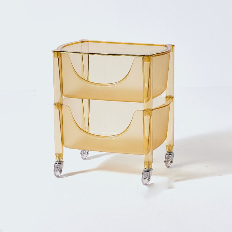 Multi Tiers Plastic Bookcase 12.2" Wide Standard Shelf Bookcase  for Home Office