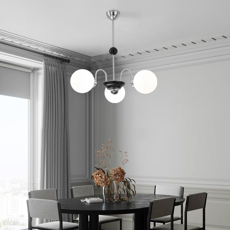 Moderne artistieke hanger lichtglasbol kroonluchter voor woonkamer