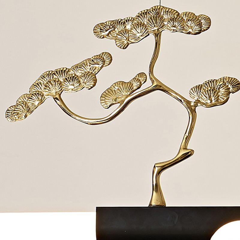 Modernas luces colgantes de la sala de té lineal de la isla de metal lámparas