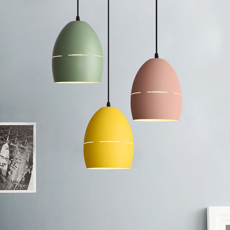 Luminaire de lampe à chute en forme de dôme multicolore