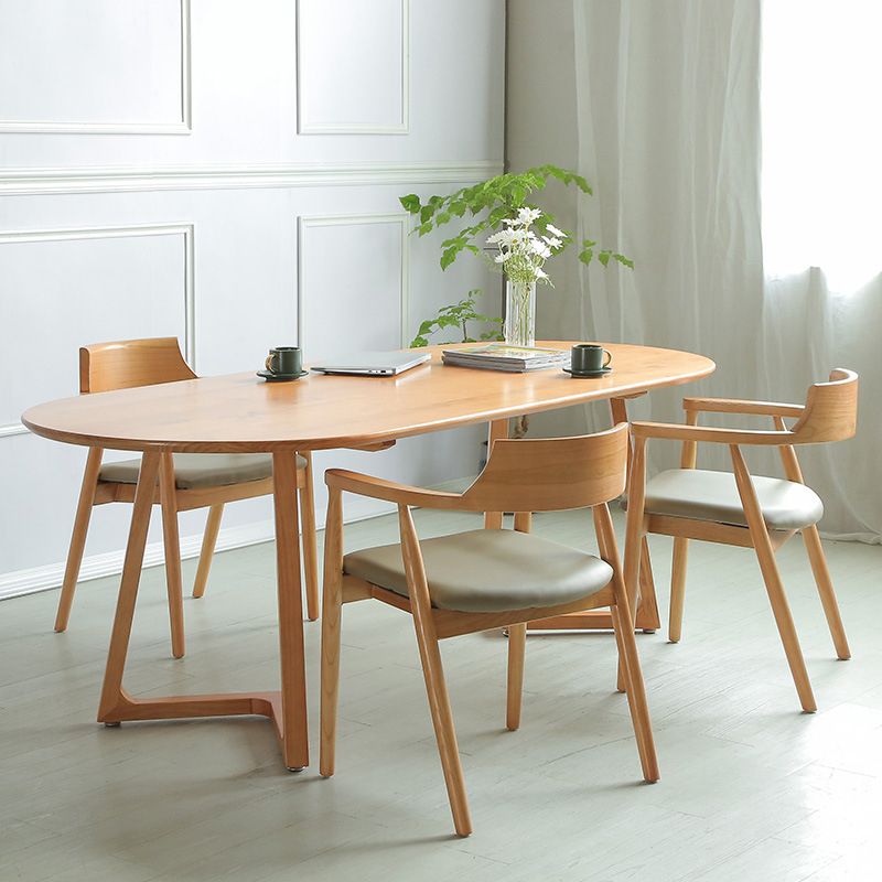 Modern Style Solid Wood Dining Set 1/2/4/5/7 Pieces Dining Set