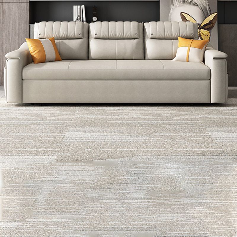 Glam Style Grey Futon Sleeper Sofa Bed with Storage and Pillow Back