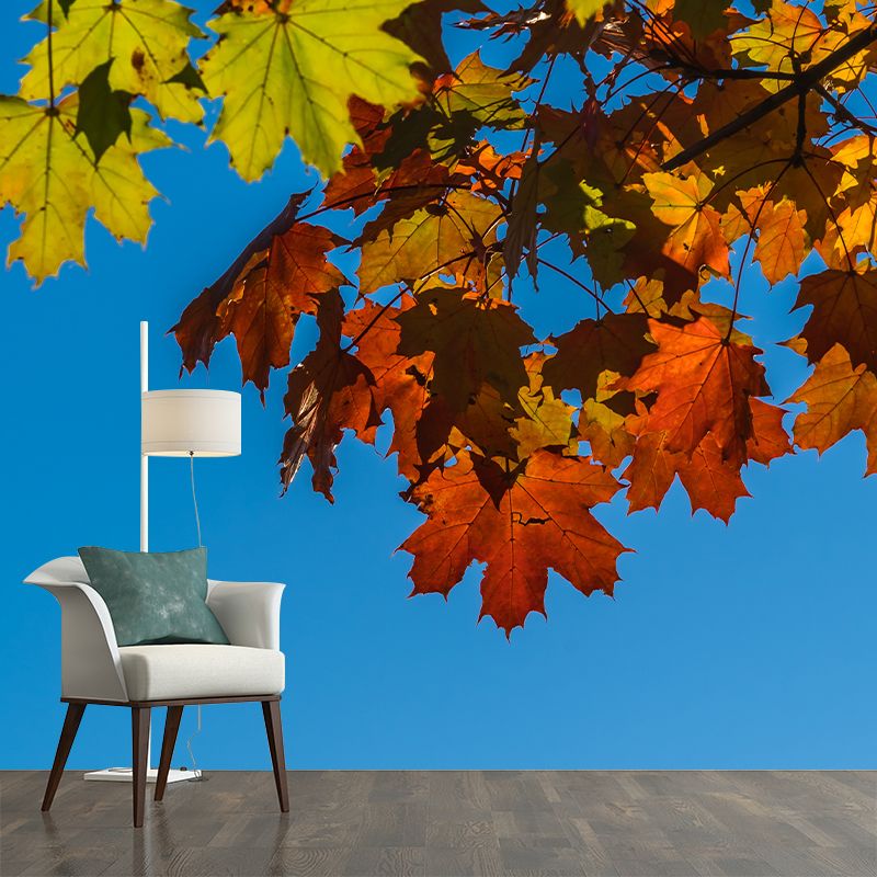 Leave Design Simplicity Style Mural Wallpaper Custom Wall Decals Home Decoration