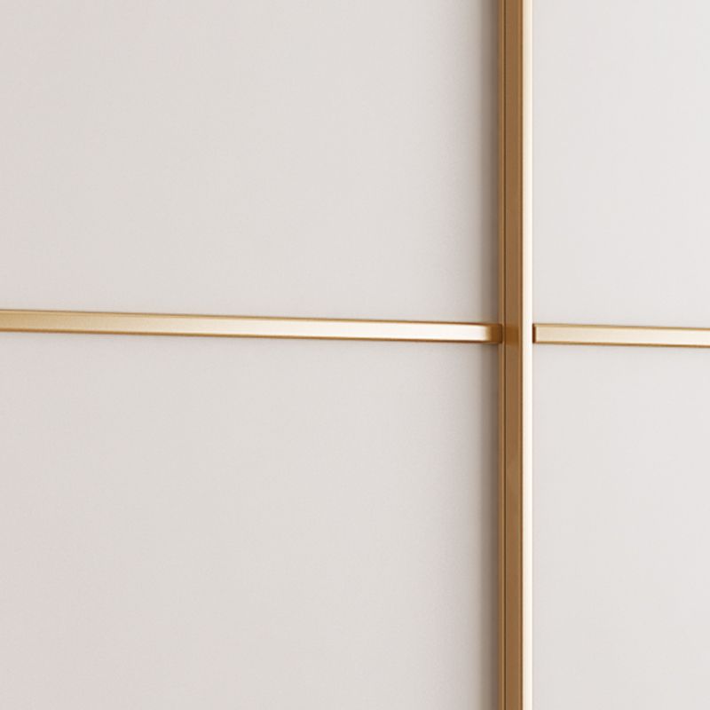 Engineered Wood Modern Wardrobe Closet Sliding Wardrobe Armoire