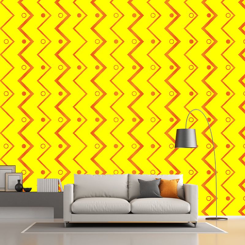 Horizontal Illustration Mural Covering Moisture Resistant Multiple Sizes Available